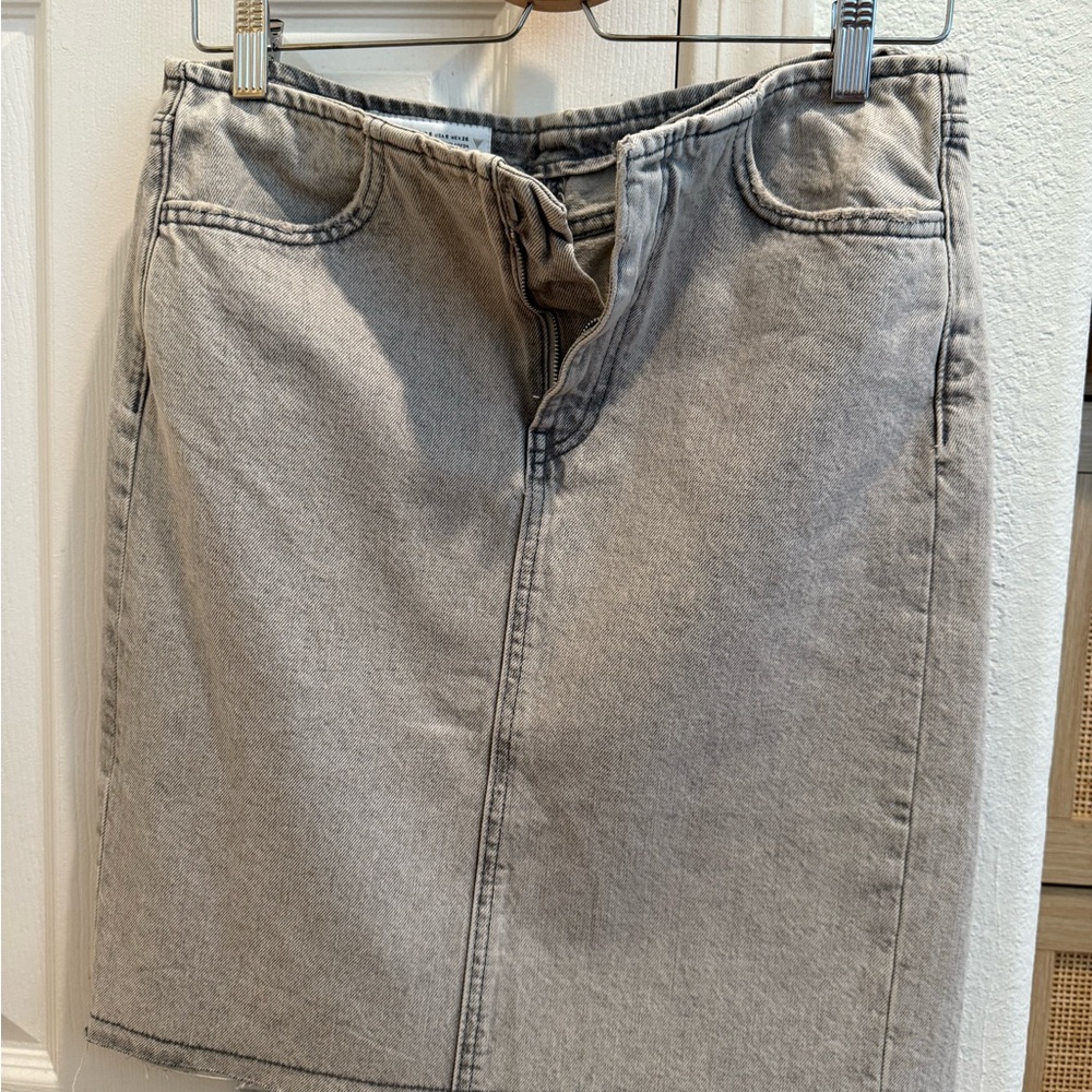 Zara Light Gray Denim Apparel